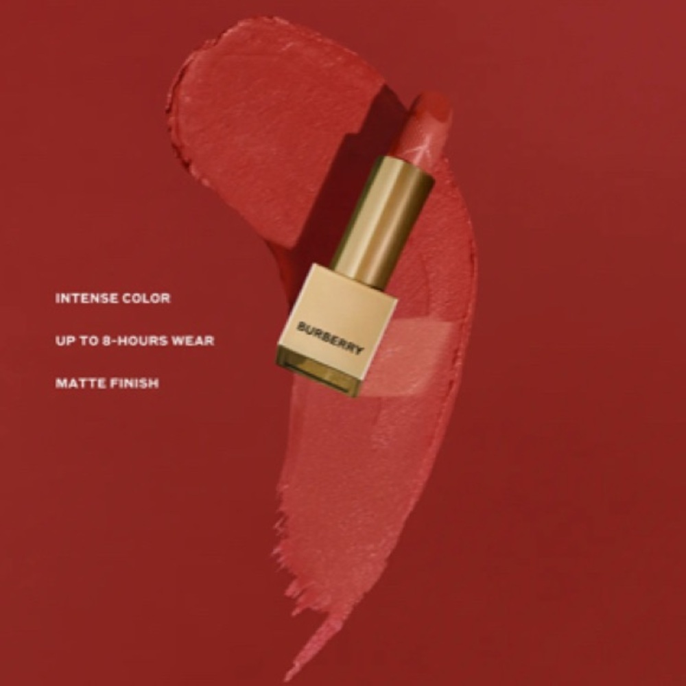 Burberry Kisses matte lipstick 15 deep peach  $45 retail - Picture 3 of 3
